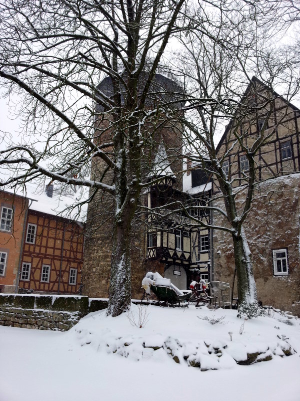 Burghof im Winter 2013 Burghof im Winter 2013