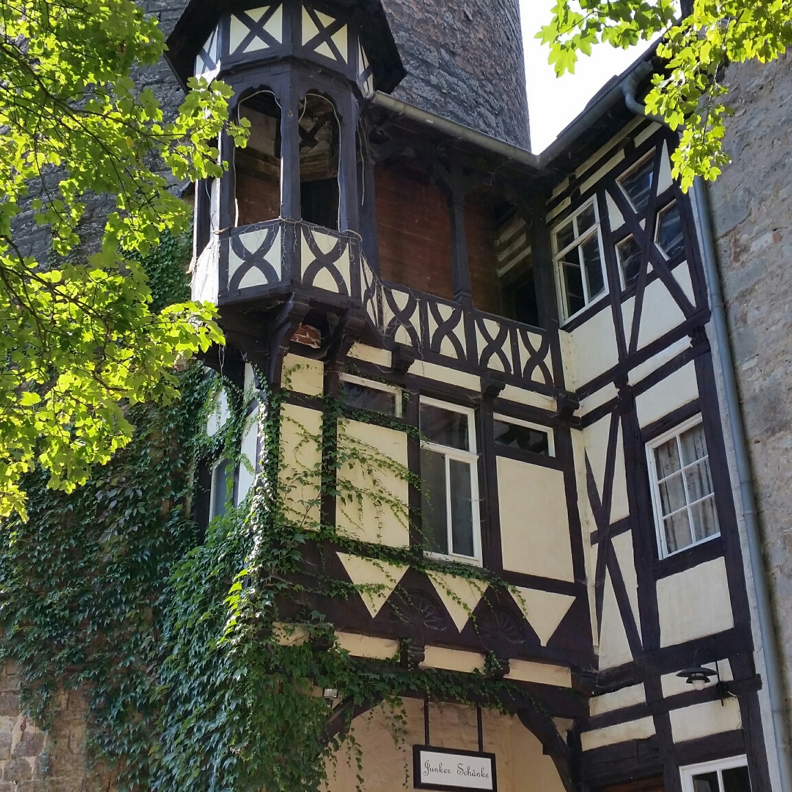 Burg Fachwerk Schaenke Burg Fachwerk Schaenke